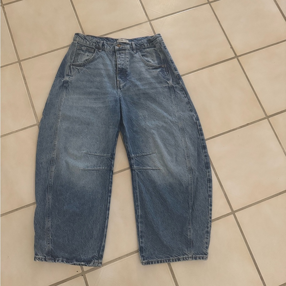 Free People Barrel jeans size 30